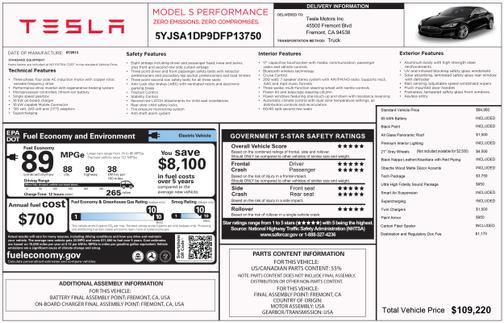 Photo 5 of 18 of 2013 Tesla Model S Performance